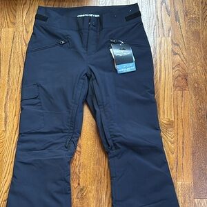 Obermeyer Milan Stretch Ski Winter Snow Pants Womens Black Sz 6